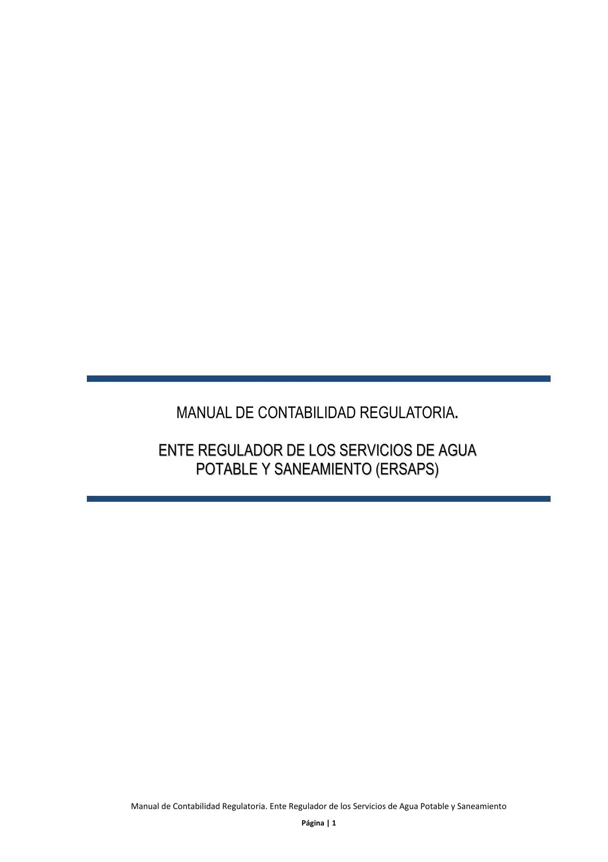 Manual contabilidad regulatoria